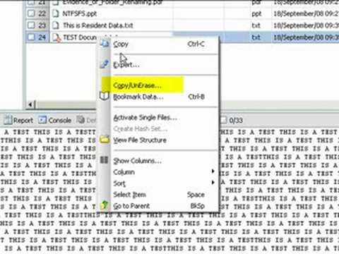 Ntfs Deleted Files Recovery Forensics View